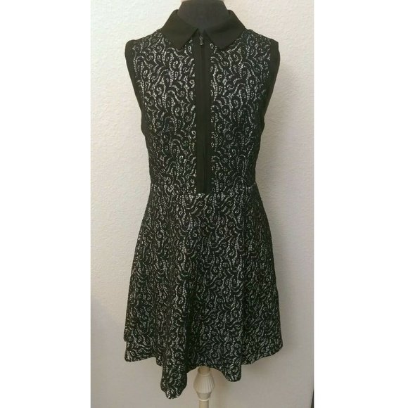 lace peter pan collar dress